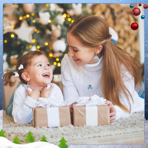 MARFOREVER 40Pcs/20 Pairs Winter Charms Christmas Charms for Jewelry Making | Snowflake Pendants, Snowman Polar Bear Penguin Enamel Charms, Gifts Accessories, Bracelet Necklace Earrings Making - style: Winter