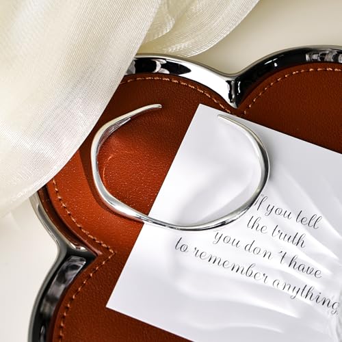 Thin Wavy Cuff Bracelet - Adjustable Irregular Bangle for Women Silver & Gold - color: Silver