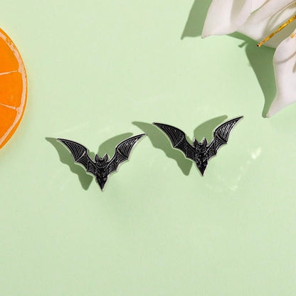 Cute Enamel Pin Set Lapel Pins Brooches Cartoon Brooch Badge Pins for Clothes Bags Backpack for Women - color: Bat Pin Set