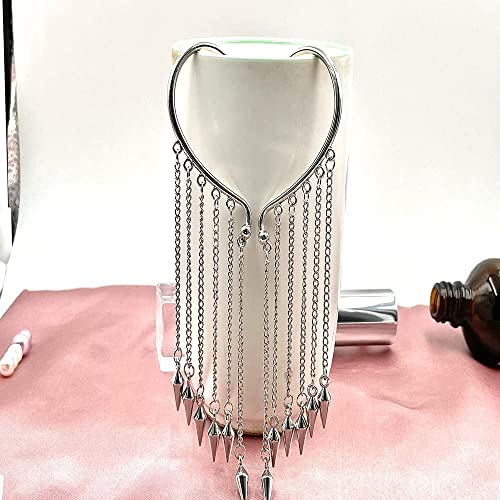 Ear Cuffs Earrings for Women Non Piercing,Long Tassel Ear Wrap Earrings Ear Cuff Droping Chain Earrings jewelry - color: E:Bullet S