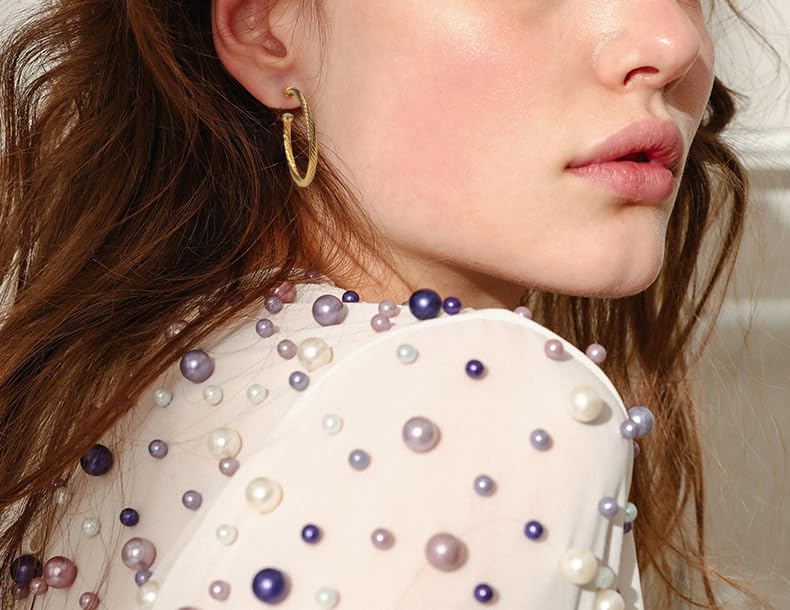 Inspired Designer Twisted Hoop Earrings for Women Fashion Jewelry Cable Wire Half Hoop Earrings for Women Gift - color: Large Hoop - Golden Tone
