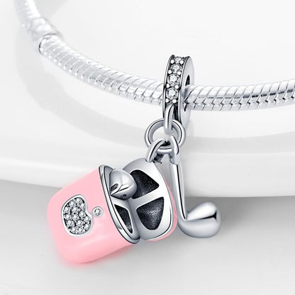 925 Sterling Silver Charms for Bracelets and Necklaces Beads Charms Jewelry Gift for Women - color: Headphones Charm