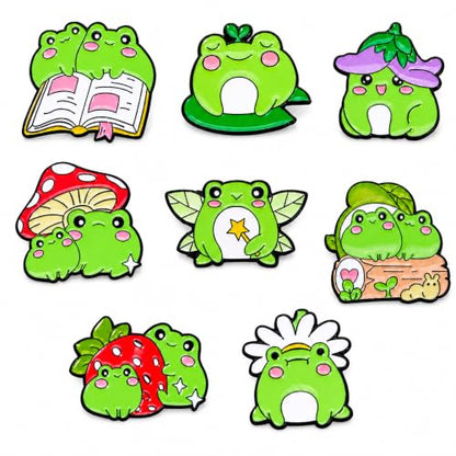Cute Enamel Pin Sets for Backpacks and Jackets - color: JH-088