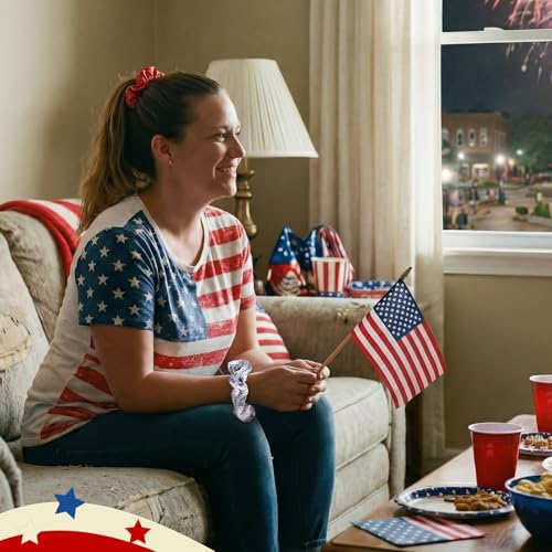 80 Pcs 4th of July Patriotic Satin Hair Scrunchies Red White Blue Paisley Silk Hair Ties Elastic Bands Ropes USA Ponytail Holders Ties for Women 250th Independence Day Party Supplies - style: Paisley