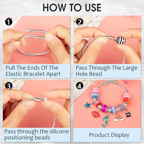 20 Pieces Twisted Cable Wire Bracelet Stylish Fine Stainless Steel Open Cuff Bracelets Mixed 3mm Thin Adjustable Expandable Elastic Bangle Bracelets for Women DIY Jewelry Making Christmas Day Gift - color: 20PCS Mixed Color Elastic Charm Bracelet