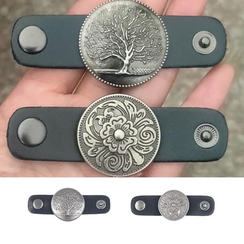 4Pcs Scarf Ring Western Bandana Slide For Women Men Genuine Leather Wild Rag Clip Neckerchief Holder Cowboy Accessories Clothing Cinch Buckle - color: Silver A