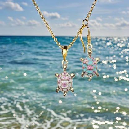 WOCRAFT 30pcs Enamel Sea Ocean Life Turtle Charms for Jewelry Making Bulk Summer Nautical Marine Life Charms Necklace Earrings Bracelet Making DIY Craft (SN943)