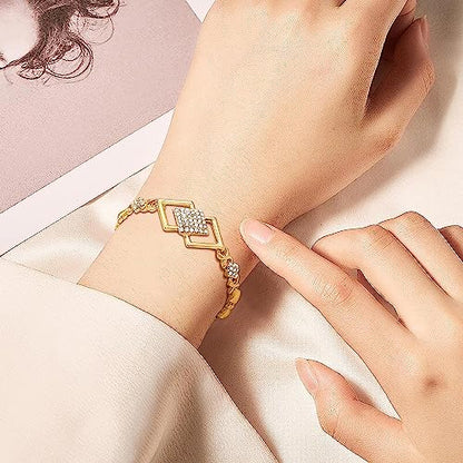 SYHOL Gold Jewelry Sets for Women 18K Gold/Silver Filled Jewelry Necklace Set Wedding Bridal Fashion Jewelry Sets Women Accessories Bracelets Earrings and Rings Sweetheart Gifts - color: X0030-Gold