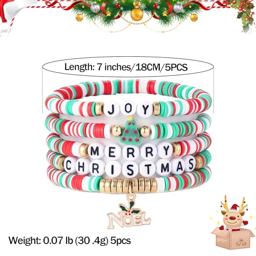 Elegance 11 designs Heishi Beaded Bracelets For Women Polymer Clay Colorful Surfer Stackable Beads Boho Bracelet Summer Beach Jewelry - color: Symbol