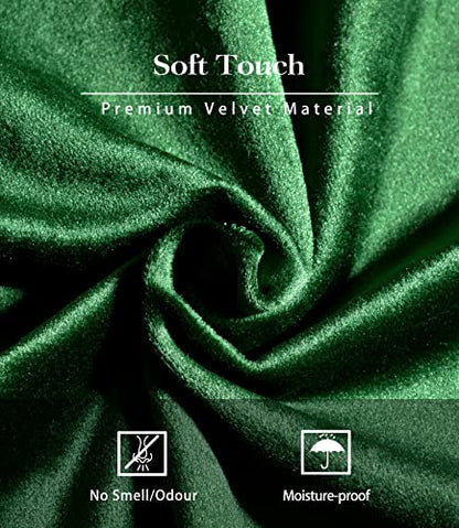 TAIMY Travel Jewelry Case, Mini Jewelry Travel Case, Velvet Small Travel Jewelry Box, Portable Jewelry Travel Organizer Box for Rings Earrings Necklaces(Emerald Green) - color: Mini-Emerald Green