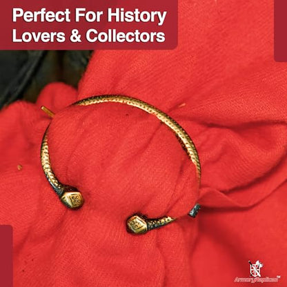 Armory Replicas™ Hand Forged Solid Brass Medieval Cloak Brooch – Viking, Celtic & Fibula Garment Pin Collection - style: Cloak Brooch