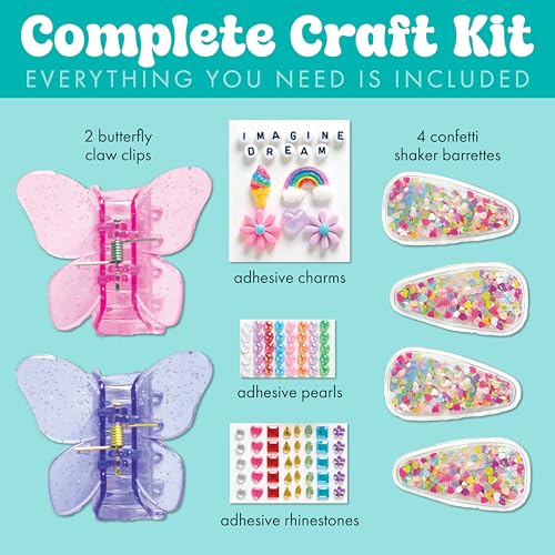 Creativity for Kids Chic Boutique Hair Clips: Create 6 DIY Hair Clips, Crafts and Birthday Gifts for Girls, Girls Toys for and Summer Activities for Kids (Ages 6+)