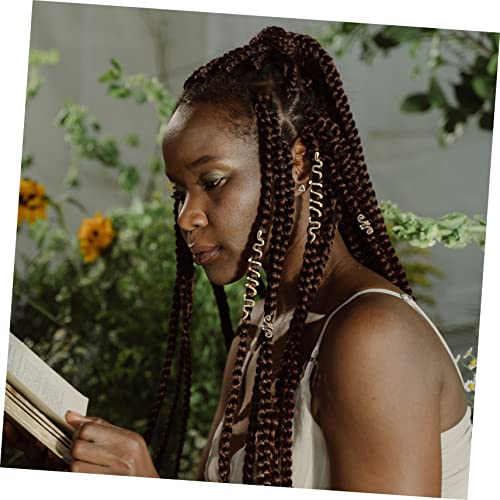 6pcs Braid Hair Clips for Women Dreadlock Braiding Accessories Set Spiral Coils Hair Cuffs Fashion Headband for Daily Wear