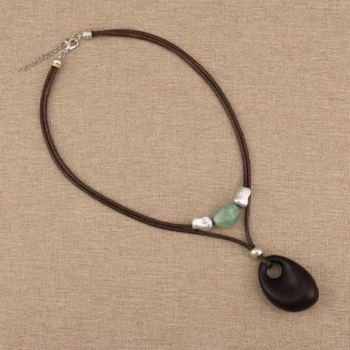 Chunky Pendant Necklace for Women Vintage Boho Necklaces Choker Layered Statement Necklaces Bohemian Jewlery Gifts - style: Bohemian Pendant Necklaces Women