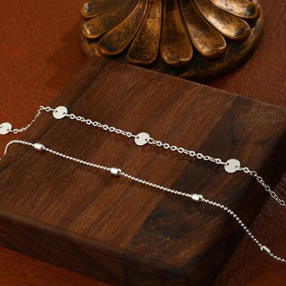 Gold Waist Chain for Women Dainty 14K Gold Plated Layered Belly Chain Adjustable Bikini Belly Beads for the Waist Waterproof Beach Accessories Body Chain Jewelry for Gifts - style: BY0002