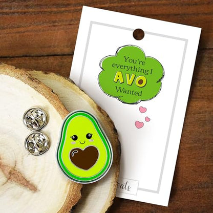 Inspirational Enamel Pin by LifeBeats | Cute Pin for Clothes, Jackets, Hats, Bags, and Lanyards | Hat Pin Comes with a Greeting Card | Lapel Pin with Sturdy Backing - style: You're Everything I've AVO Wanted