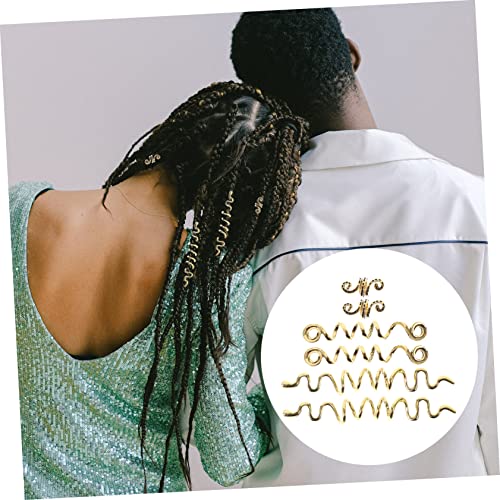 6pcs Braid Hair Clips for Women Dreadlock Braiding Accessories Set Spiral Coils Hair Cuffs Fashion Headband for Daily Wear