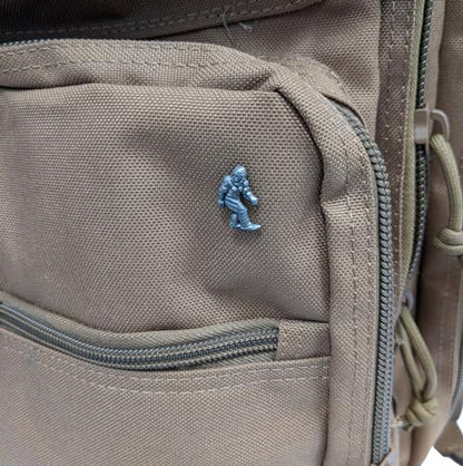 Bigfoot Enamel Lapel Pin - for Fans of Bigfoot and Sasquatch - style: Pewter Squatch