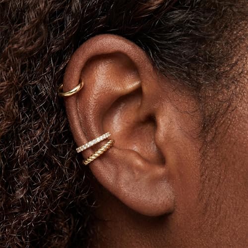 Ear Cuffs Non Piercing Ear Cuff Earrings for Women Gifts Trendy Stuff Clip on Cartilage Earrings Stacks Fake Earrings Jewelry Gifts - color: A2:clip on earrings A