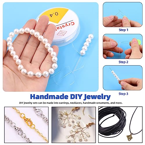 Glarks 1589Pcs Jewelry Making Kit, Jewelry Making Supplies Kit with Jewelry Making Tools, Jewelry Wires, Charms, Jewelry Findings for Jewelry Making, Repair and Beading - size: 1488pcs