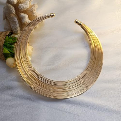 Fashion Crystal Jewelry Set Gold Plated Jewelry Weddings Dubai Gold Necklace Earrings Set Gift - color: multi layers