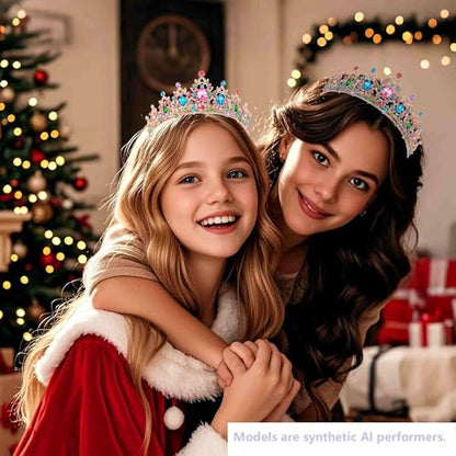 Kamirola - Queen Crown and Tiaras Princess Crown for Women Crystal Headbands for Bridal, Princess for Wedding and Party - color: GD MULIT