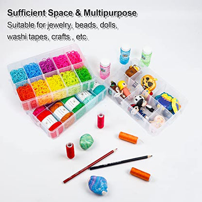 7 Layers Stackable Storage Container, 70 Adjustable Compartments (White) Perfect for Kids Toys, Art Crafts, Jewelry, Supplies, Mini Case & Letter Sticker Included - color: WHITE