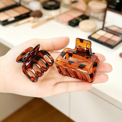 8 PCS Small Hair Clips for Women 2 Inch Claw Clips for Thin Hair