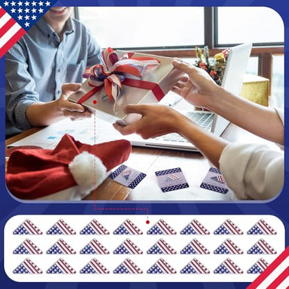 Sayglossy 30 Sets American Flag Pins 250 Anniversary Pins Patriotic Folded Flag Lapel Pin with Card 4th of July Gifts USA Patriotic Brooch for Independence Veterans Memorial Labor Day - style: American Patriotic