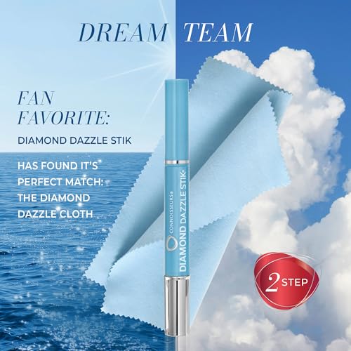 CONNOISSEURS Diamond Dazzle Stik - Portable Diamond Cleaner for Rings and Other Jewelry - Bring Out The Sparkle in Your Diamonds and Precious Stones - style: Dream Team
