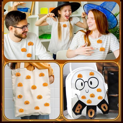 Liliaafar 36 Pieces Halloween Enamel Pins Set Grow in the Dark Halloween Lapel Pins Bulk for Backpacks Clothing Hat Bag Gifts - style: Pumpkin
