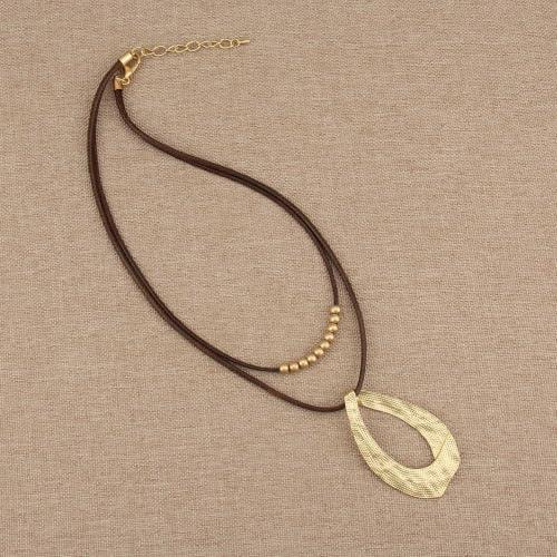 Chunky Pendant Necklace for Women Vintage Boho Necklaces Choker Layered Statement Necklaces Bohemian Jewlery Gifts - style: Casual Necklace