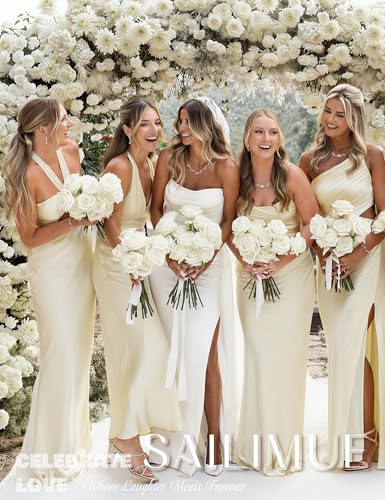 sailimue Wedding Jewelry Sets for Brides Bridesmaid Women Prom jewelry | Silver Plated Rhinestone Crystal Necklace Bracelet Earrings Wedding Bridal Bridesmaid Costume Accessories - color: Silver C