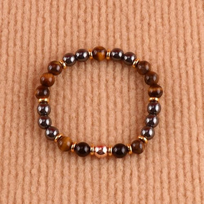 KSQS Healing Stone Bead Bracelet for Women, Natural Gemstones Balance Protection Bracelet, Spiritual Crystal Beads Bracelet Anxiety Relief with Meaning Card - color: Protection