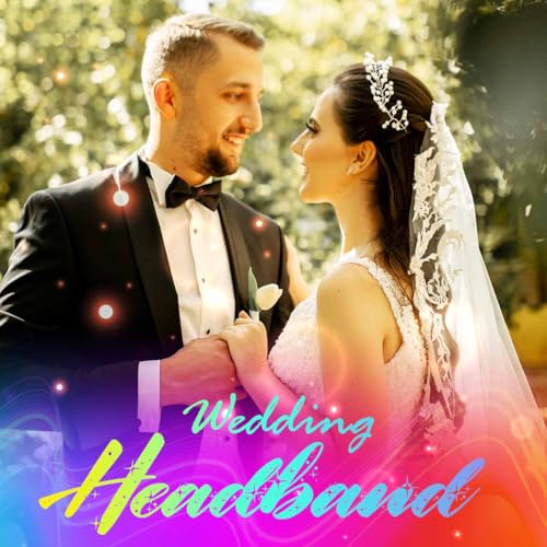 Flower Bridal Hair Vine Silver Wedding Hair piece Rhinestone Headpiece Accessories for Women and Brides (5.9Inches) (A-Silver) - color: A-Silver