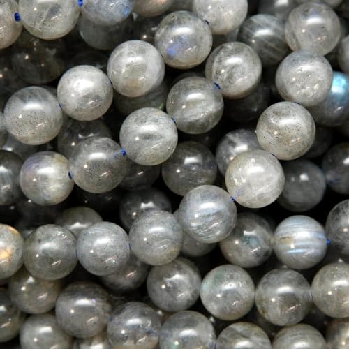 Zenkeeper 116 Pcs Labradorite Beads for Jewelry Making 6 MM Labradorite Gemstones Loose Stone Beads - color: Labradorite, size: 6MM, 116-120pcs