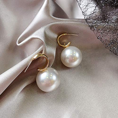 Retro Pearl Stud Drop Earrings Elegant Faux Pearl Stud Earrings For Women Exquisite Wedding Engagement Jewelry Gifts - style: Style 2