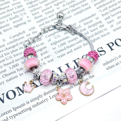 100pcs Large Hole Rhinestone Spacer Beads 10mm Silver Plated Czech Crystal Rhinestone for DIY Jewelry Making Charms Bracelet (AB Crystal) - color: AB Crystal