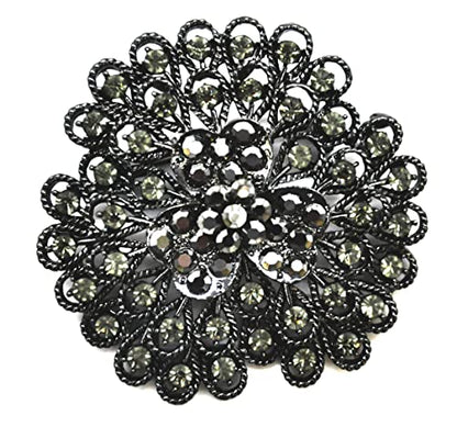 Belagio Enterprises 2 1/2-Inch Rhinestone Brooch | BW-171-182 - size: 2-1/2-Inch, style: BW-129