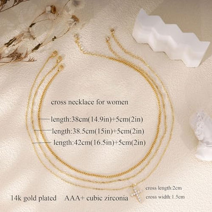 XIXINI Layered Necklaces for Women, Dainty Gold Necklace Stack 14k Gold Plated Layering Pendant Necklace Set Simple Statement Gold Necklaces for Women Trendy Fashion Waterproof Gold Jewelry - color: Gold-Set 2