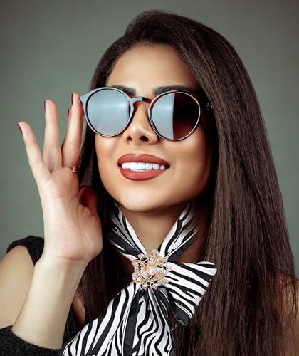 3pcs Fashion Scarf Ring Clip 3 Rings Silk Scarves Clip For Women Shawl Clip Buckle Gold Smooth Scarf Brooches Buckle - color: Scarf Clip G-2pcs
