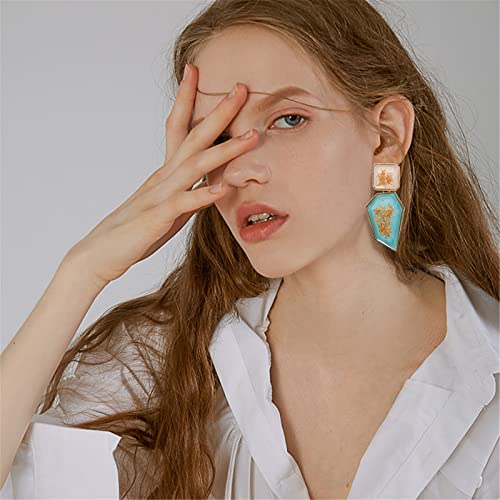 Acrylic Dangle Earrings for Women Statement Geometric Earrings Drop Earrings