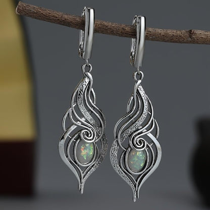 Retro Exaggerated Drop Earrings Personality Vintage Carved Dangle Earrings Daily Accessories Party Valentine's Day Jewelry Gifts for Women - style: Retro Style 10