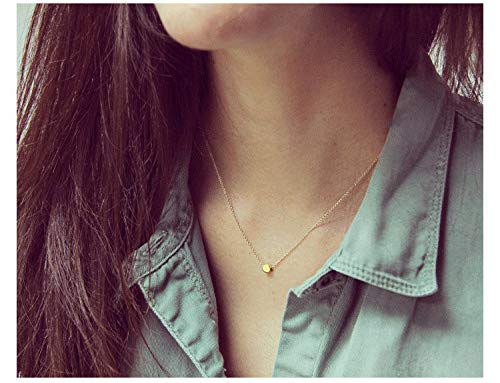 Baydurcan Friendship Anchor Compass Necklace Good Luck Elephant Pendant Chain Necklace with Message Card Gift Card - style: Dot