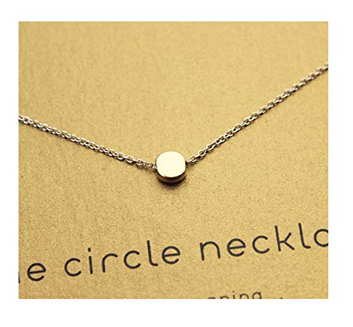 Baydurcan Friendship Anchor Compass Necklace Good Luck Elephant Pendant Chain Necklace with Message Card Gift Card - style: Dot