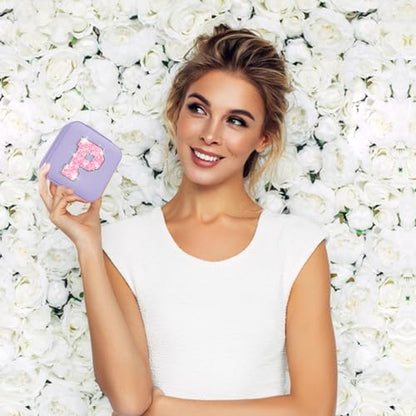 Uygafly Gifts for Teen Girl Trendy Stuff,Birthday Gift for 5 6 7 8 9 10 11 12 13 14 15 Year Old Girls,Cute Travel Jewelry Case Small Box | Lavender,P - color: Lavender, style: P