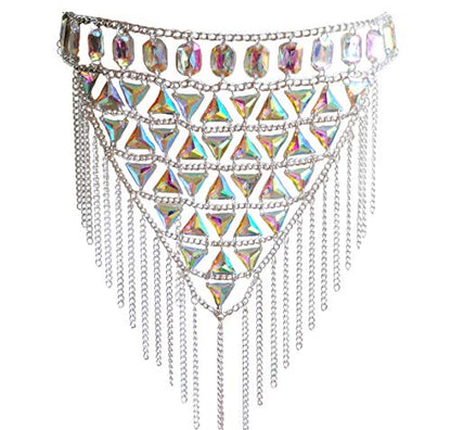 Women's Sexy Suit Body Chain - color: Silvery Color Skirt chain -099-2