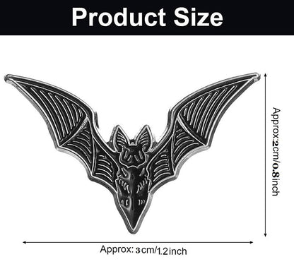 Cute Enamel Pin Set Lapel Pins Brooches Cartoon Brooch Badge Pins for Clothes Bags Backpack for Women - color: Bat Pin Set