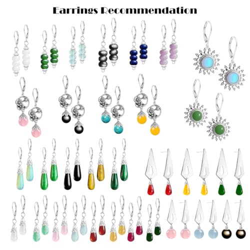 Natural Waterdrop Stone Drop Earrings,Yellow Gold Plated Real Genuine Teardrop Crystal Quartz Gemstone Dangle Earrings for Women Her - color: B04_Red Quartz Jasper