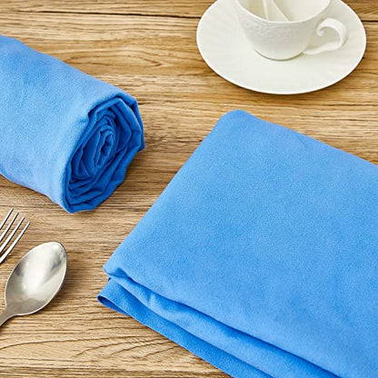 Jecery 1.1 Yard Anti Tarnish Silver Cloth by the Yard, Luxury Jewelry Silver Polishing Storage Protect Cloths for Silverware Flatware Silversmith Polishing(Royal Blue) - color: Royal Blue